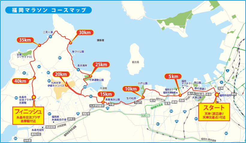 コースの地図