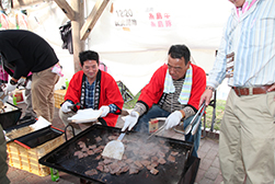 2015年　おもてなしエリアの様子