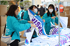 フィニッシュ会場