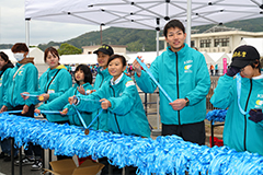フィニッシュ会場